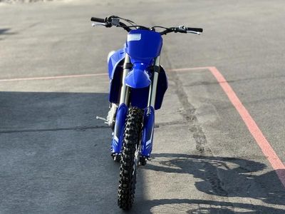 2026 Yamaha YZ250F Team Yamaha Blue — side profile view