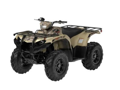 2026 Yamaha Kodiak 450 EPS Fall Beige w/ Realtree Edge — front three-quarter view