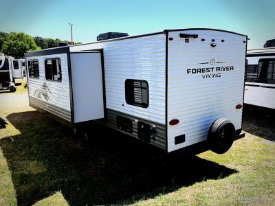 2026 Forest River Viking — rear three-quarter view
