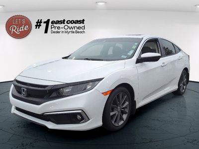 2021 Honda Civic — front three-quarter view
