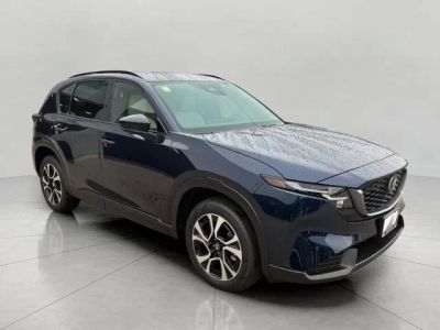 2026 Mazda Mazda CX-5 2.5 S Preferred AWD in Navy Blue Mica — front three-quarter view