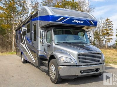 2023 Jayco Seneca in Marten — front three-quarter view