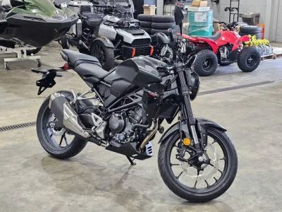 2025 Honda® CB300R — front three-quarter view