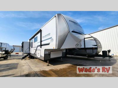 2026 Forest River RV Wildwood Heritage Glen 380WDR — front three-quarter view