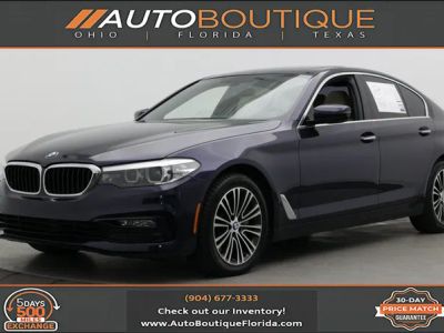 2017 BMW 5 Series 530i in Blue — front three-quarter view