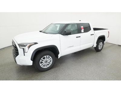 2026 Toyota Tundra 4WD SR5 in Ice — front three-quarter view