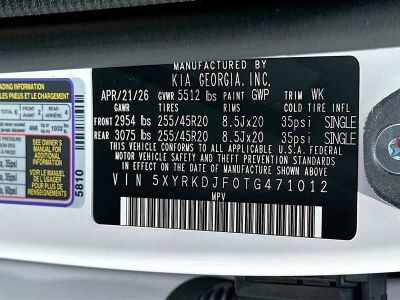 2026 Kia Sorento — photo 34 view