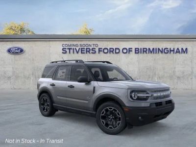 2026 Ford Bronco Sport Outer Banks 5 Door SUV, SUV &amp; Crossovers in Carbonized Gray Metallic — front three-quarter view