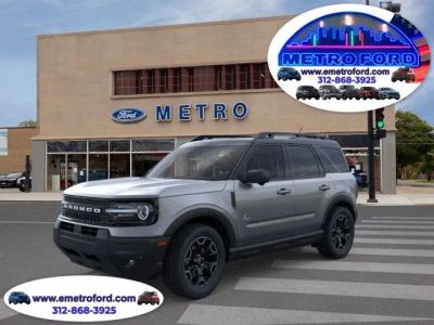 2025 Ford Bronco Sport Outer Banks in Carbonized Gray Metallic — front three-quarter view