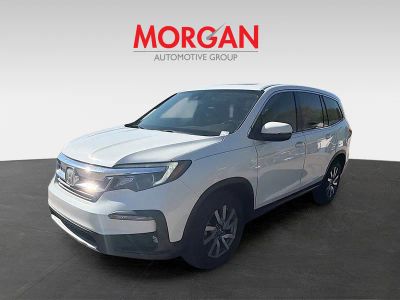 2021 Honda Pilot — rear three-quarter view