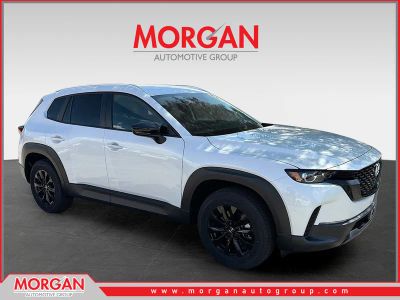 2026 Mazda CX-50 2.5 S Select in Wind Chill Pearl — front three-quarter view