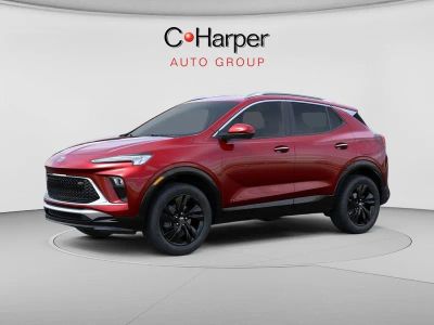2026 Buick Encore GX Sport Touring in Brilliant Red — front three-quarter view