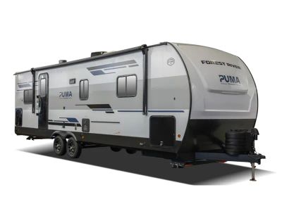 2027 Forest River RV Puma Tracks — front three-quarter view