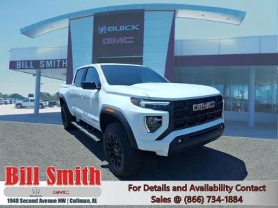 2026 GMC Canyon Elevation in Summit White — front three-quarter view