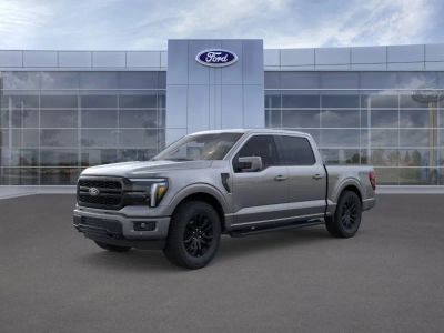2026 Ford F-150 in M7 Gray — front three-quarter view
