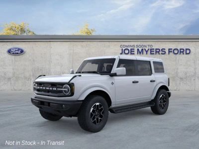 2026 Ford Bronco in YZ White — front three-quarter view