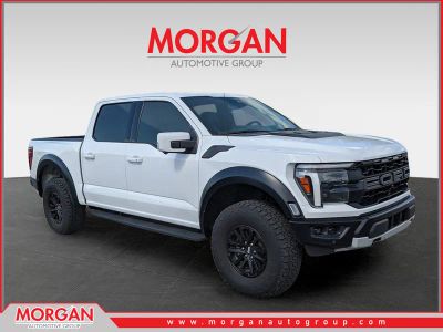 2024 Ford F-150 Raptor in White — front three-quarter view