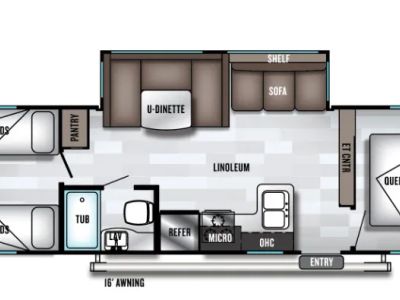2020 Forest River RV Salem — side profile view