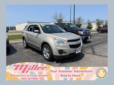 2011 Chevrolet Equinox LS in Gold Mist Metallic — front three-quarter view