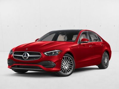 2026 Mercedes-Benz C-Class C 300 Sedan in MANUFAKTUR Patagonia Red — front three-quarter view