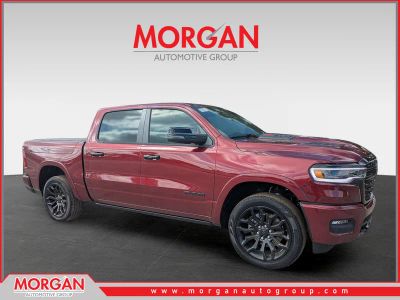 2026 Ram 1500 Limited in Red — front three-quarter view