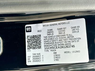 2022 Chevrolet Colorado — photo 38 view