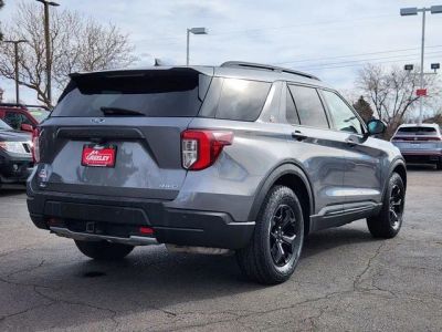 2022 Ford Explorer — rear three-quarter view