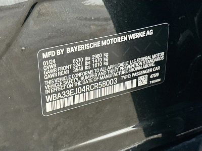 2024 BMW 7 Series — photo 36 view