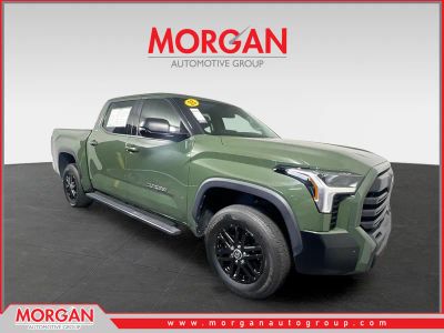 2023 Toyota Tundra SR5 in Army Green — front three-quarter view