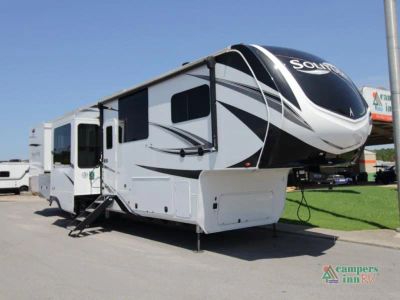 2023 Grand Design Solitude — front three-quarter view
