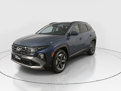 2025 Hyundai Tucson — rear three-quarter view