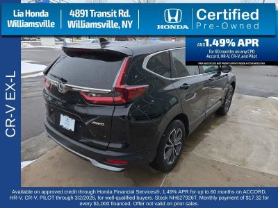 2022 Honda CR-V EX-L — interior view
