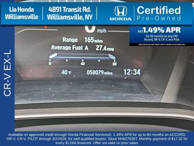 2022 Honda CR-V EX-L — photo 17 view