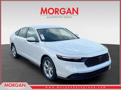 2026 Honda Accord Sedan LX in Platinum White Pearl — front three-quarter view