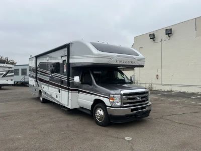 2027 Entegra ODYSSEY — front three-quarter view