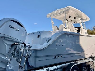 2026 Sea Fox 328 Commander — rear three-quarter view