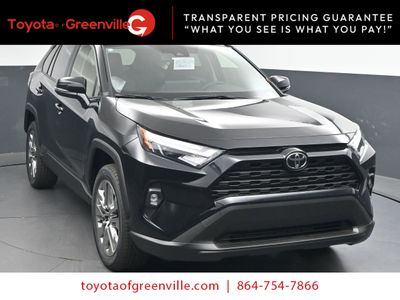 2025 Toyota RAV4 XLE Premium SUV — rear three-quarter view