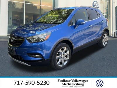 2017 Buick Encore Preferred II AWD in Coastal Blue Metallic — front three-quarter view