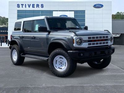2026 Ford Bronco Heritage Edition in Carbonized Gray Metallic — front three-quarter view