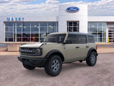 2026 Ford Bronco Big Bend® in Desert Sand — front three-quarter view