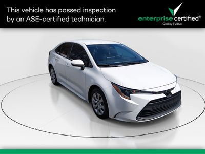 2024 Toyota Corolla LE CVT — front three-quarter view