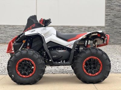 2026 Can-Am Renegade X mr 1000 R Hyper Silver & Legion Red — detail view