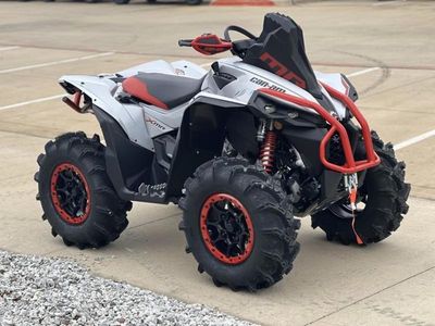 2026 Can-Am Renegade X mr 1000 R Hyper Silver & Legion Red in SIL/RED — front three-quarter view
