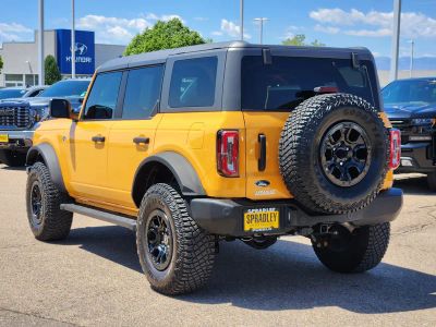 2022 Ford Bronco — rear three-quarter view