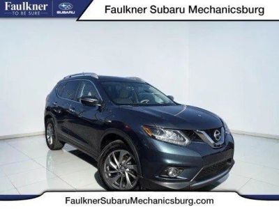 2014 Nissan Rogue AWD 4dr SL in Graphite Blue — front three-quarter view