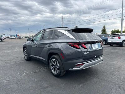 2025 Hyundai Tucson — rear three-quarter view