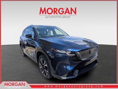 2026 Mazda CX-5 2.5 S Preferred in Navy Blue Mica — front three-quarter view