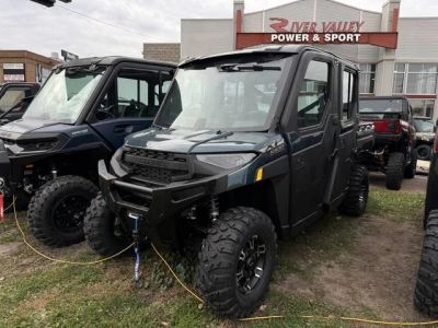 2026 Polaris® Ranger Crew XP 1000 NorthStar Edition Ultimate Blue Labyrinth — front three-quarter view
