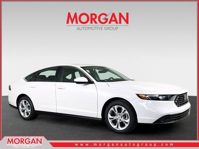2026 Honda Accord Sedan LX in Platinum White Pearl — front three-quarter view