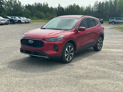 2024 Ford Escape Platinum in Rapid Red — front three-quarter view